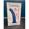 Image 1 : Lot of 1 LoveHoney Silicone Dildo - 9inch Curved - Brand New Sealed