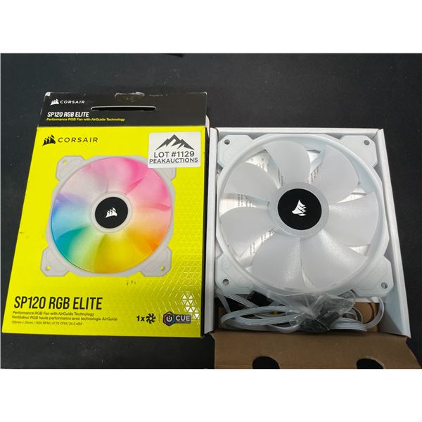 Lot of 1 Corsair SP120 RGB Elite Performance Fan for PC