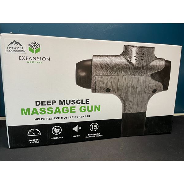 Lot of 1 Handheld Deep Tissue Massage Gun - Brand New!