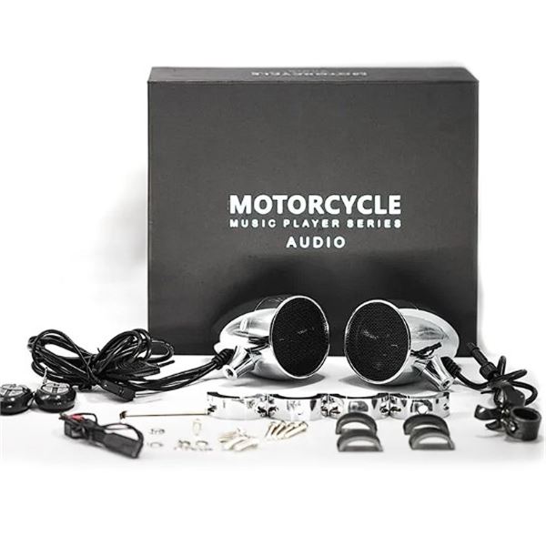 Lot of 1 MT463 Motorcycle Audio Speaker Sound System - Waterproof