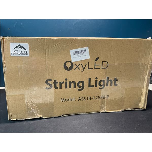 Lot of 1 LED Outdoor String Light Set - 128 FT LONG LENGTH!