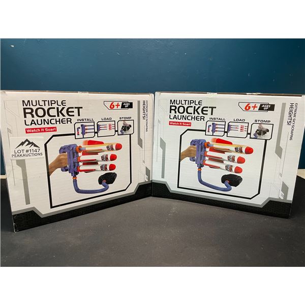 Lot of 2 Multiple Rocket Launcher Toys