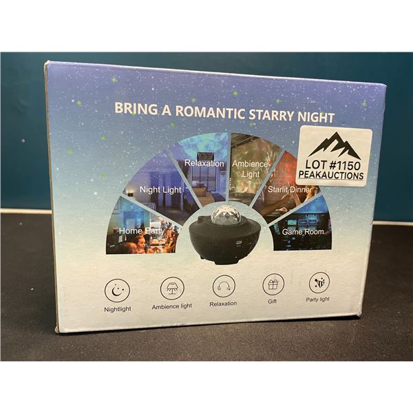 Lot of 1 Starry Night Star Galaxy Light Projector w/ Remote Control & App Control!
