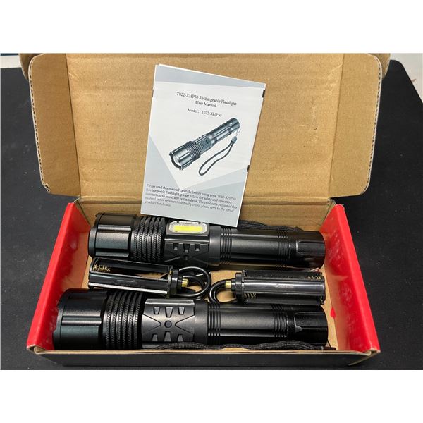 Lot of 2 LED Tactical Flashlights