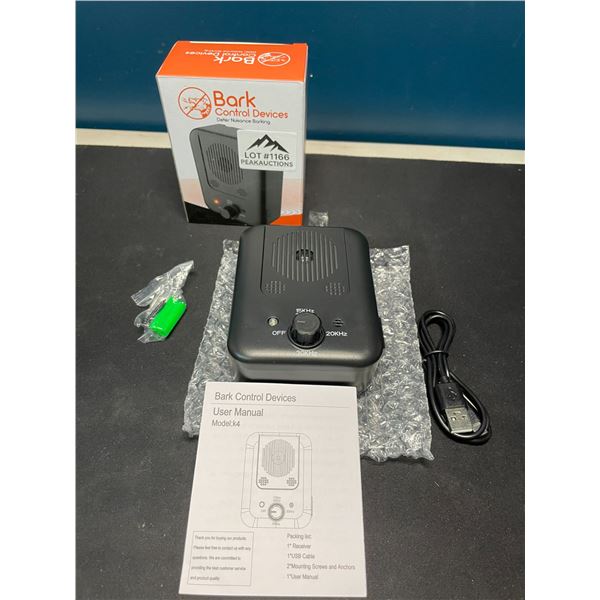 Lot of 1 Ultrasonic Dog Bark Control Device - Deters Barking