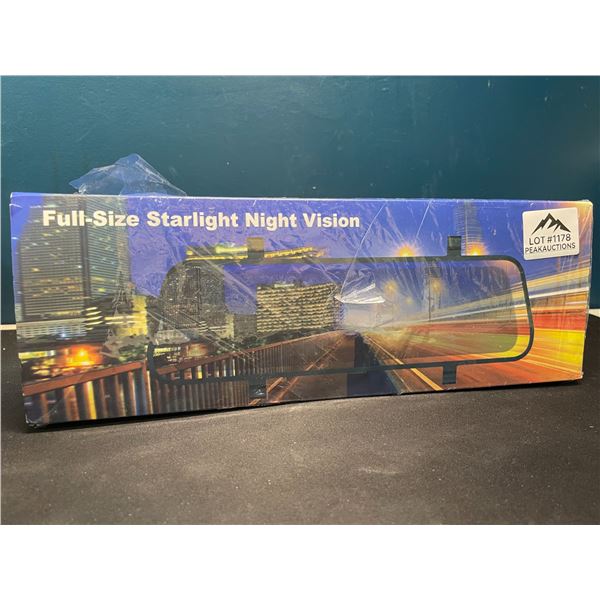 Lot of 1 Rear-View Mirror Dual Channel Recorder - Memory Card Included - Brand New Sealed!