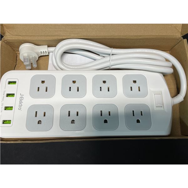 Lot of 1 Smart Multi-Outlet Power Bar Strip/Surge Protector w/ USB Charging Ports