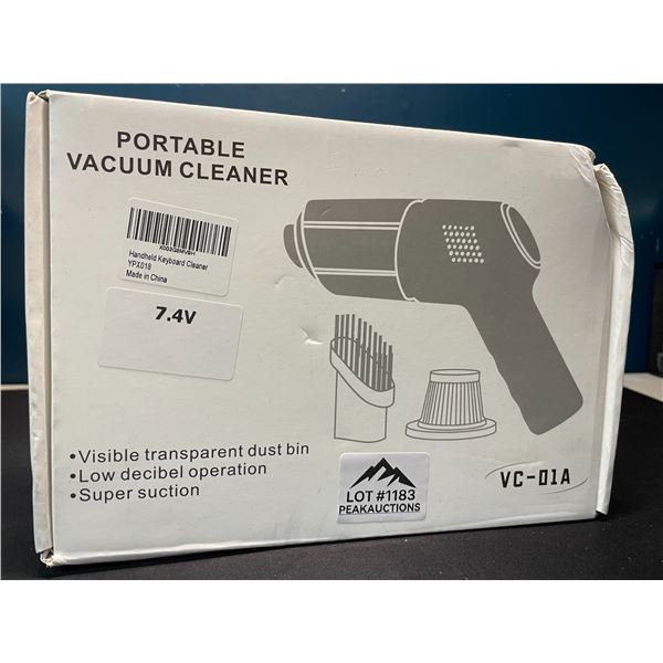 Lot of 1 Portable High Power Rechargeable Vacuum Cleaner