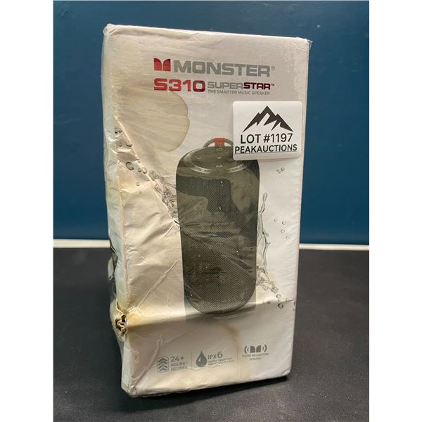 Lot of 1 Monster S310 Superstar Wireless Portable Bluetooth Speaker