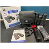 Image 1 : Lot of 1 Pair of 12x42 Powerful HD Binoculars w/ Tripod Stand & Case