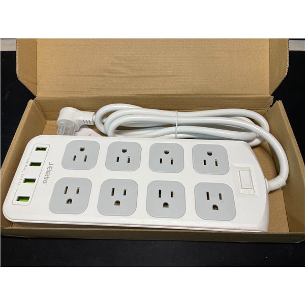 Lot of 1 Smart Multi-Outlet Power Bar Strip/Surge Protector w/ USB Charging Ports