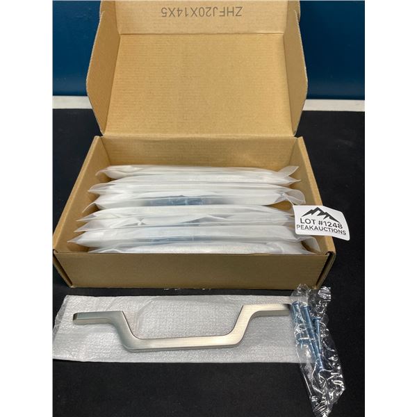 Lot of Drawer/Cabinet Door Handles - 10 Pack - 6 inch - Silver