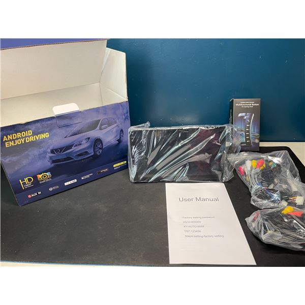 Lot of 1 Android Touch Screen Car Stereo w/ Backup Camera & Steering Wheel Control