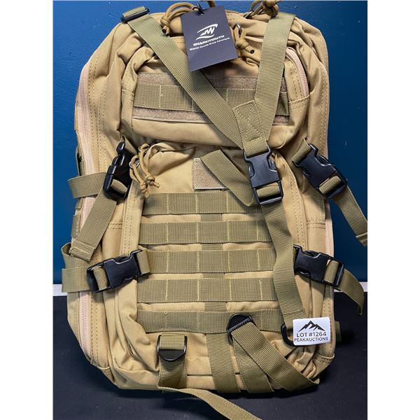 Lot of 1 Sharkmouth Tactical Backpack for Hunting, Camping, Outdoors, Fishing, Travel, etc.
