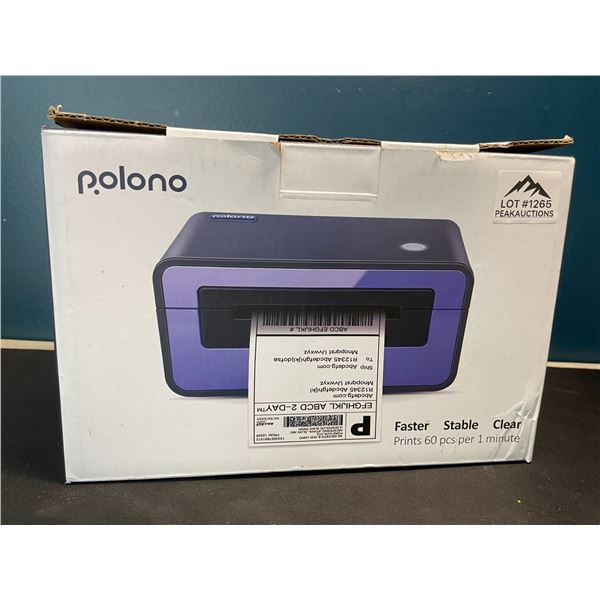 Lot of 1 Polono Thermal Logistics Label Printer - BRAND NEW!!