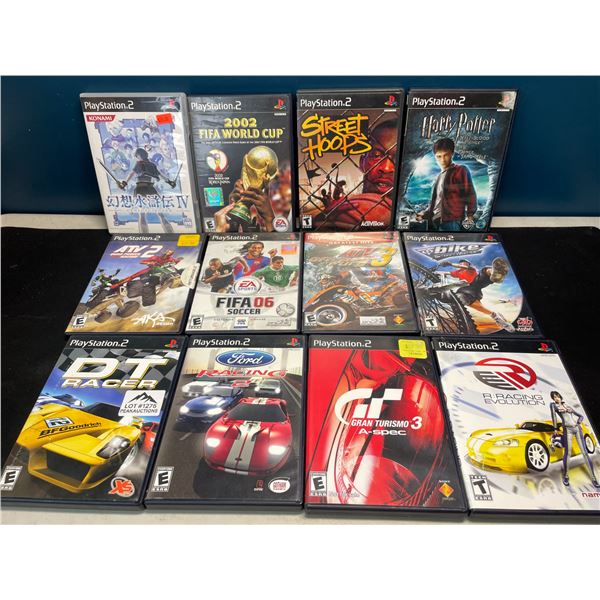 Lot of 12 Asssorted Playstation 2 Games - Used