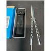 Image 2 : Lot of 2 Butterfly Stainless Steel Knives