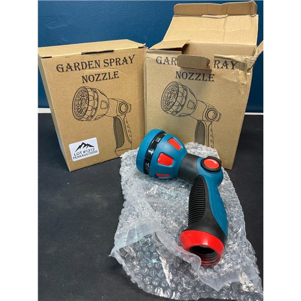 Lot of 2 Garden Hose Spray Nozzles