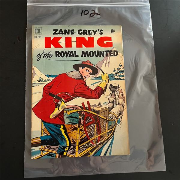 Four Color 363 Zane Grey's King of the Royal Mounted