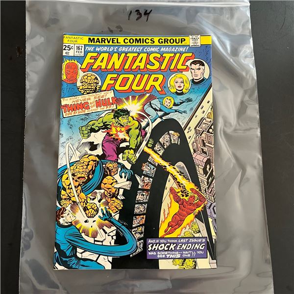 Fantastic Four 167 FF vs. Hulk