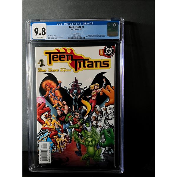 Teen Titans 1 CGC 9.8 TT1 Cover homage Variant