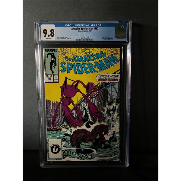Amazing Spider-man 292 CGC 9.8 Key