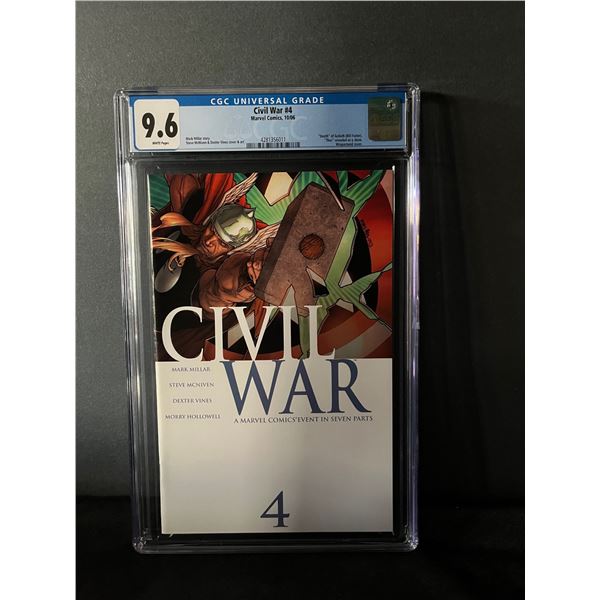 Civl War 4 CGC 9.6 Death of Goliath