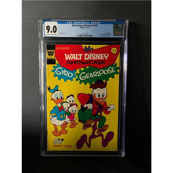 Walt Disney Showcase 18 CGC 9.0 Carl Banks Cover