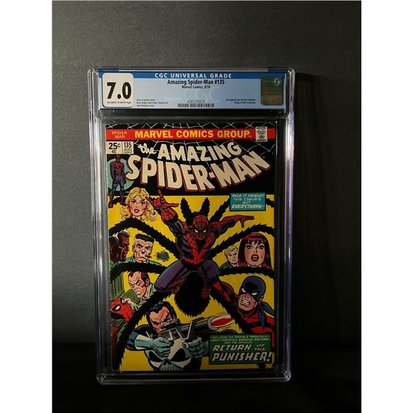 Amazing Spider-man 135 CGC 7.0 2nd Punisher