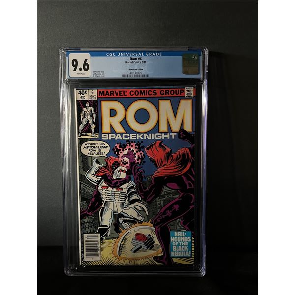 Rom 6 CGC 9.6 Hell Hounds App
