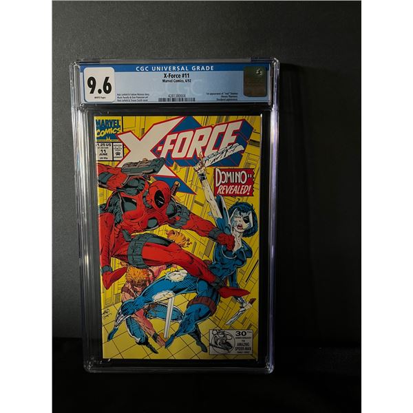 x-force 11 CGC 9.6 1st app Real Domino