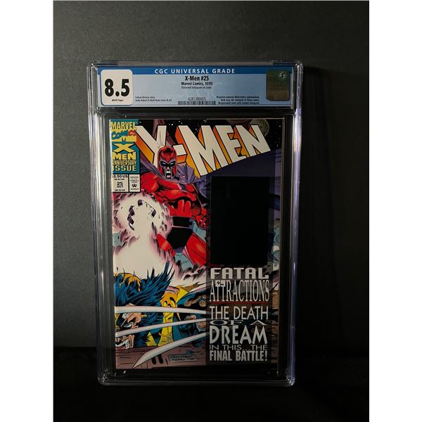 X-men 25 CGC 8.5 RARE Hologram Error