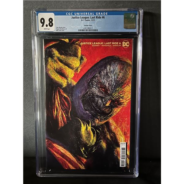Justice League: Last Ride 6 CGC 9.8 Variant