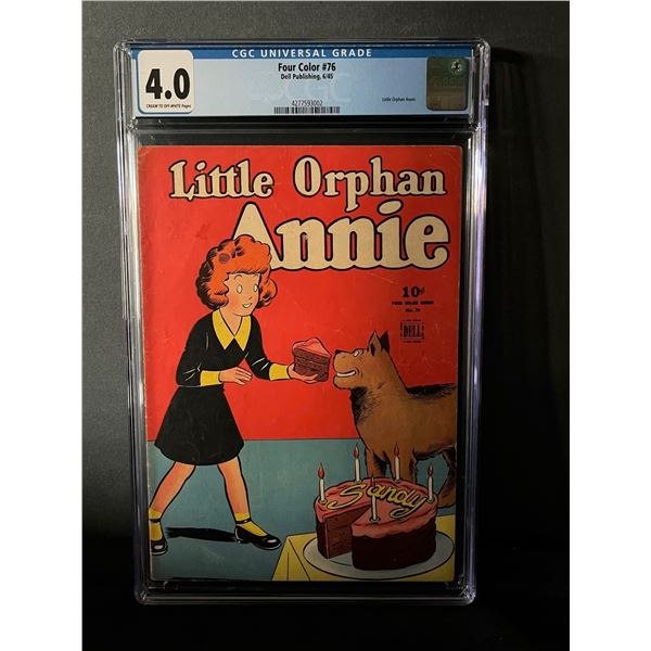 Four Color 75 Little Orphan Annie CGC 4.0