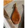 Image 2 : Antique leather shot flask