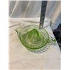 Image 2 : Large Vaseline Uranium Glass Juicer/Reamer