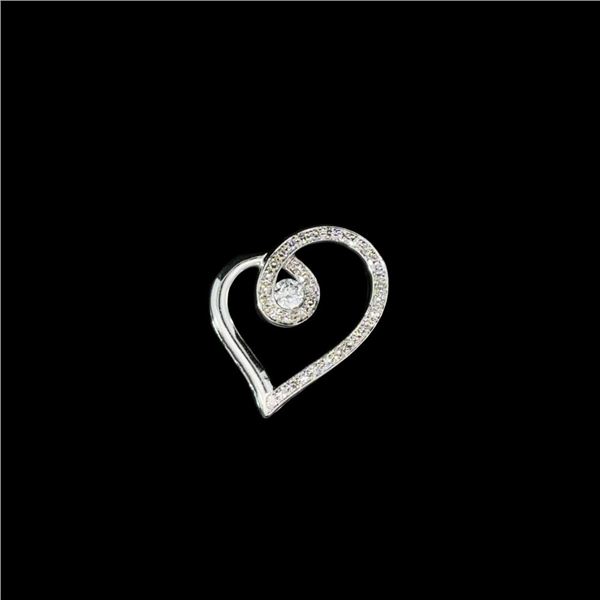 Diamond Pendant Heart Design