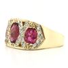 Image 2 : Genuine Pink Tourmaline and Earth-Mined Diamond Ring