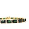 Image 1 : Green Tourmaline and Diamond Bracelet