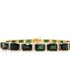 Image 5 : Green Tourmaline and Diamond Bracelet