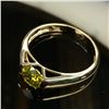 Image 2 : Vibrant Yellow Diamond Solitaire Ring