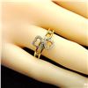 Image 1 : Kissing Hearts Diamond Toi et Moi Bypass Ring