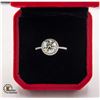 Image 1 : #552-2.00 CARAT MOISSANITE VVS D COLORED MOISSANITE SET IN 925 SILVER WITH