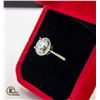 Image 2 : #552-2.00 CARAT MOISSANITE VVS D COLORED MOISSANITE SET IN 925 SILVER WITH