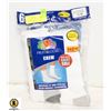 Image 1 : WHITE CREW SOCKS 12-16 SIZE 6-PACK FRUIT OF THE L
