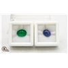 Image 1 : #166-UNHEATED TANZANITE 4.15 CT &  AGTE 3.70 CT