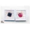 Image 1 : #168-HEATED RUBY 20.50CT & BLUE SAPPHIRE 16.50CT