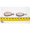 Image 1 : #390-NATURAL PINK ROSE QUARTZ  PENDANT