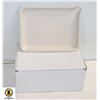 Image 1 : CASE OF 12 CREAM COLORED ROLLING TRAYS