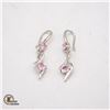 Image 1 : #513-0.50 CARAT PINK STONES ON THE DANGLING PART